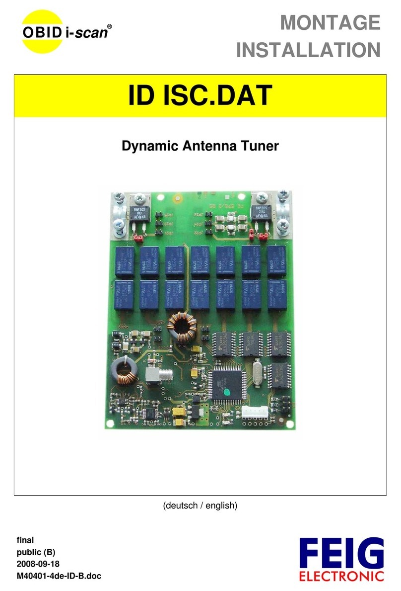 Feig Electronic OBID i-scan ID ISC.DAT User manual