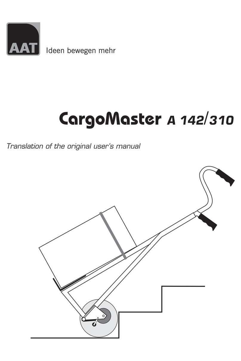 AAT CargoMaster A142 Installation and operating instructions