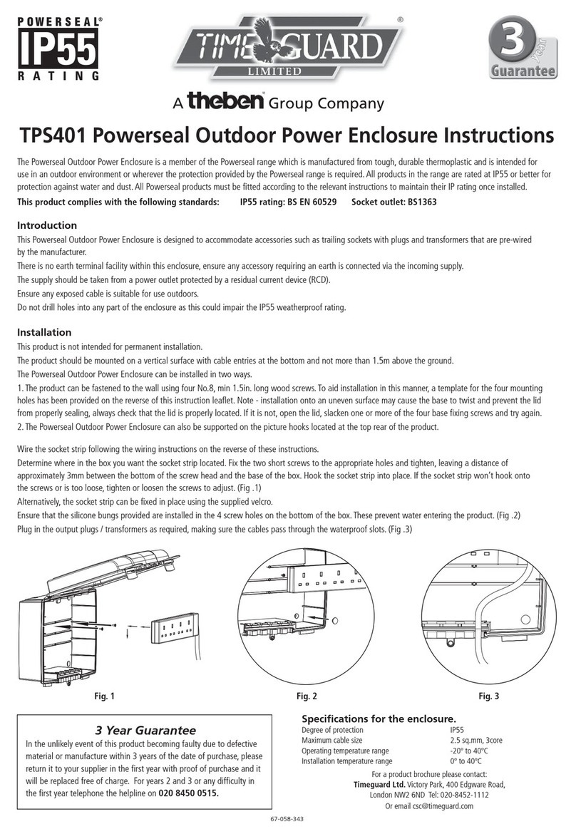 Timeguard Powerseal TPS401 User manual