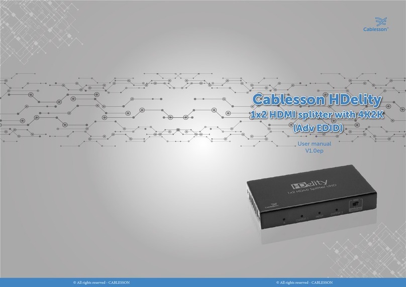 Cablesson HDelity user manual