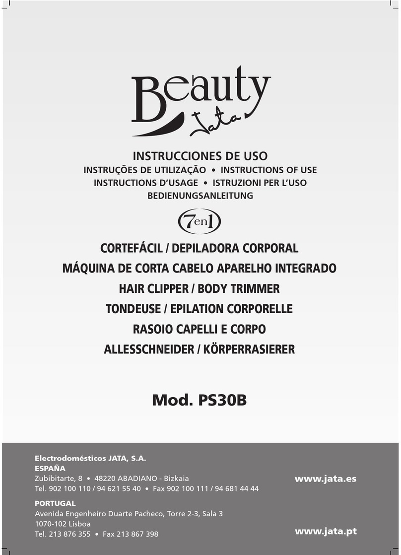 Jata Beauty PS30B Instruction Manual