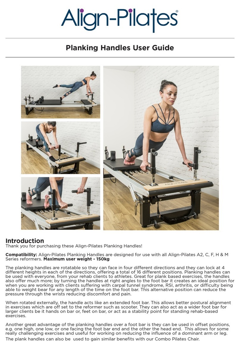 Align-Pilates Planking Handles user guide