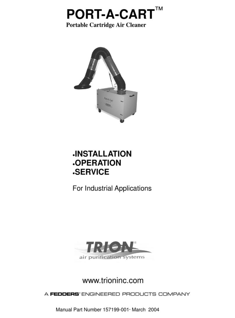 Fedders Trion PORT-A-CART Installation, operation & service