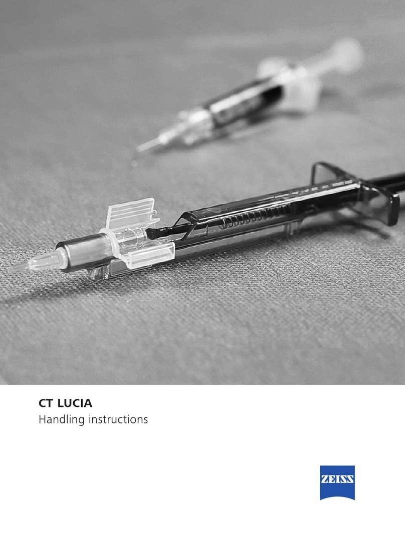 Zeiss CT LUCIA Series Handling instructions