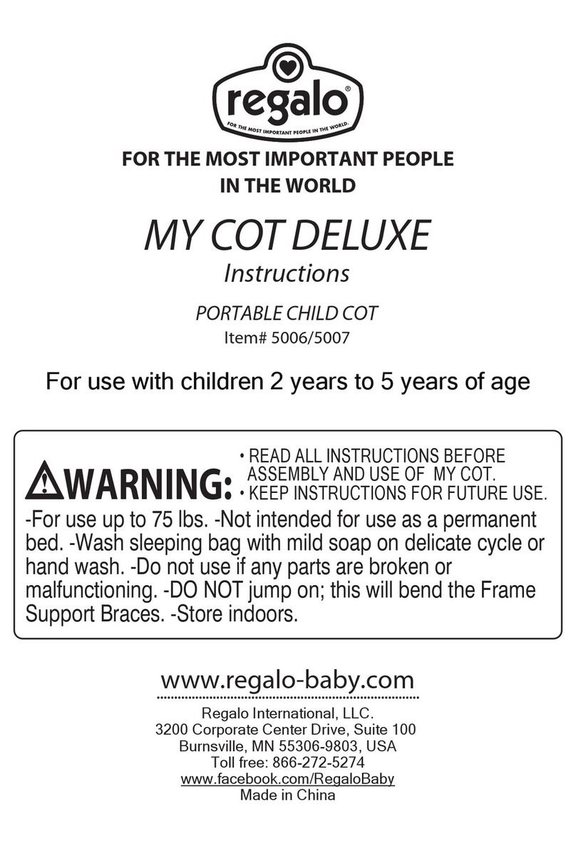Regalo My Cot Deluxe instructions