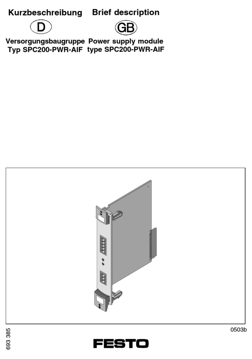 Festo SPC200-PWR-AIF Parts list manual