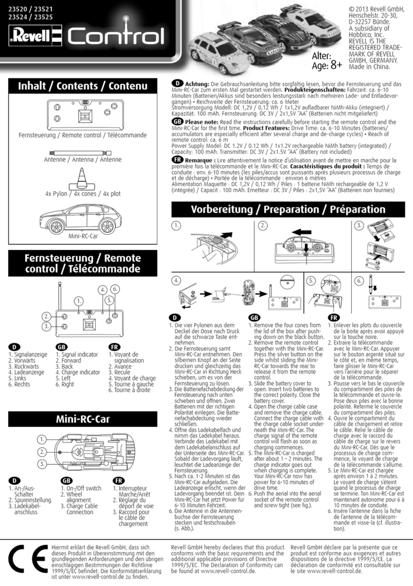REVELL Control 23520 User manual