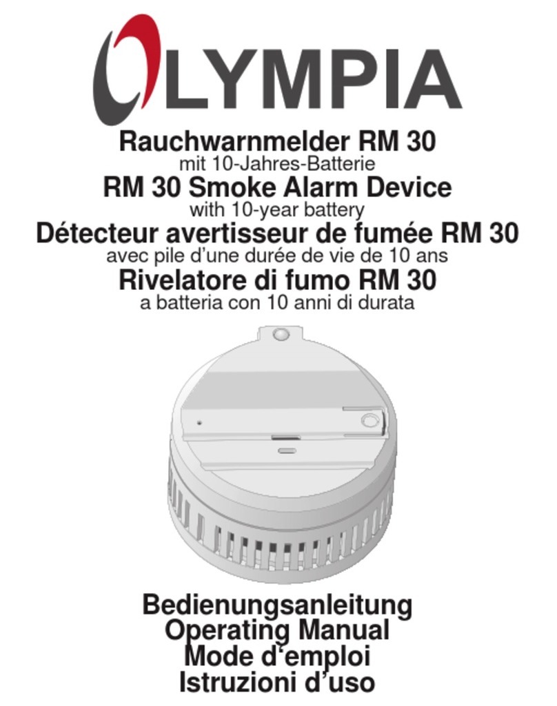 Olympia RM 30 operating manual