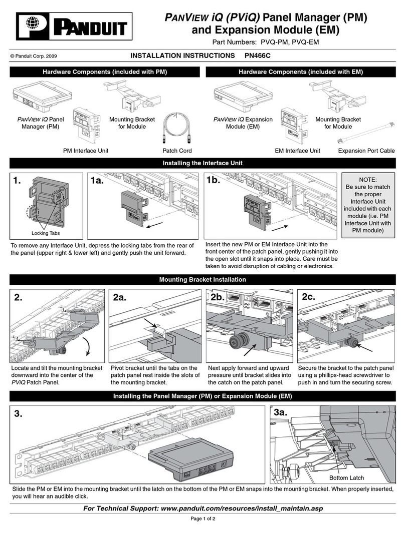 Panduit PVQ-PM installation instructions