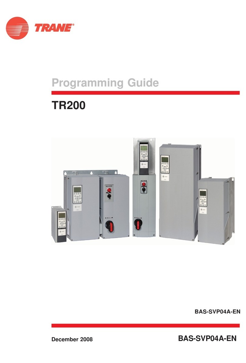 Trane TR200 Series Operating instructions