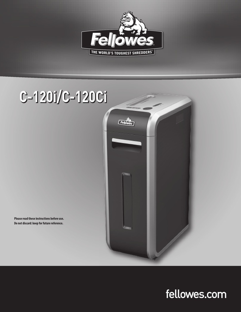 Fellowes C-120i instructions