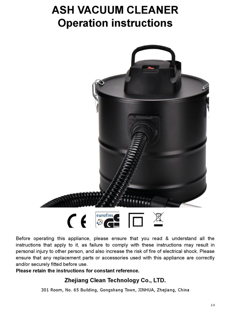 Zhejiang Clean Technology Co. CT-A171 Operation instructions