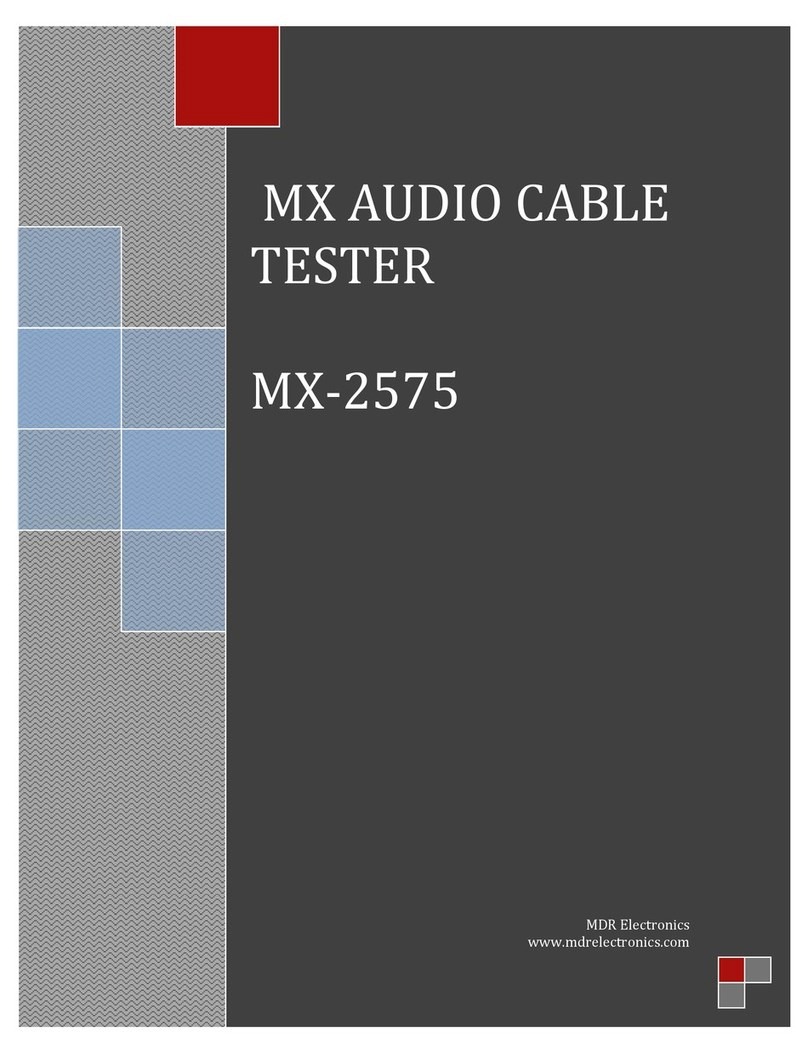 MDR Electronics MX-2575 user manual