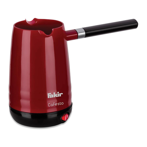 Fakir CAFESTO User manual Fakir CAFESTO User manual