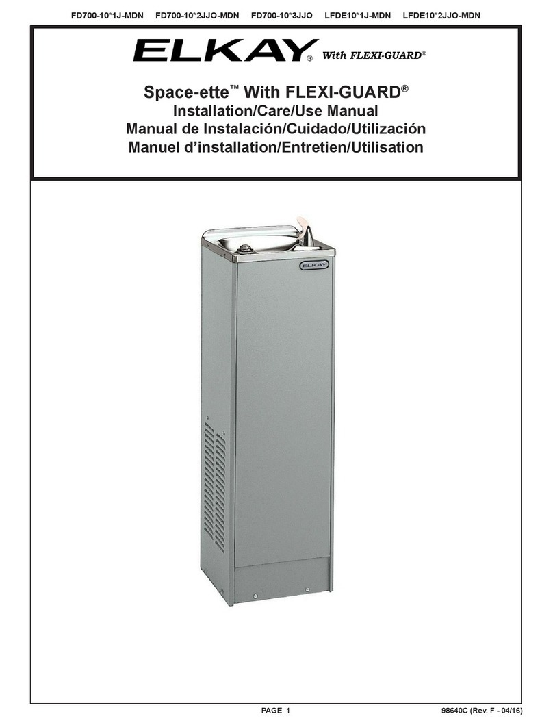 Elkay Space-ette FLEXI-GUARD FD700-10 1J-MDN... Installation, care & use manual Elkay Space-ette FLEXI-GUARD FD700-10 1J-MDN... Installation, care & use manual