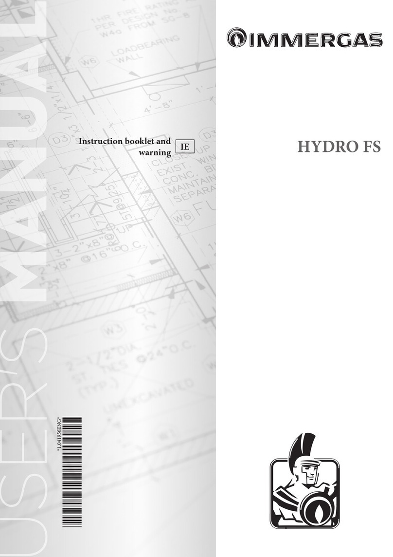 Immergas HYDRO FS User manual