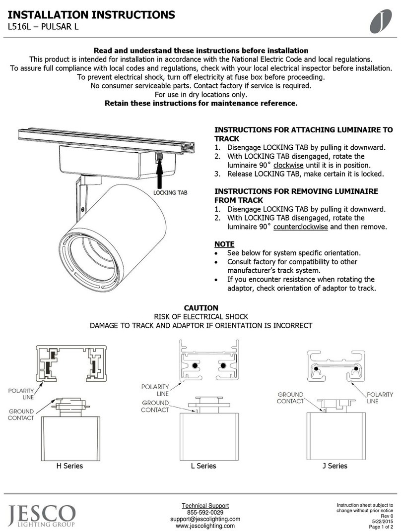 Jesco L516L PULSAR L User manual