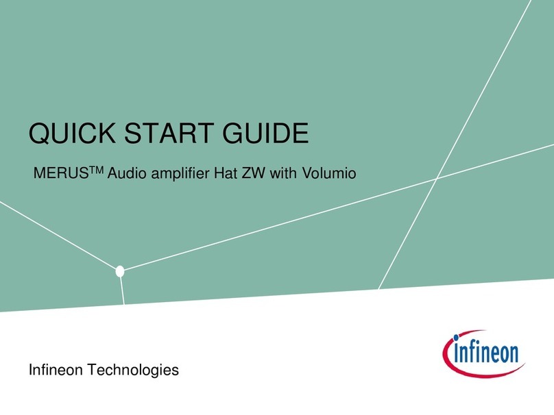 Infineon MERUS Hat ZW with Volumio quick start guide
