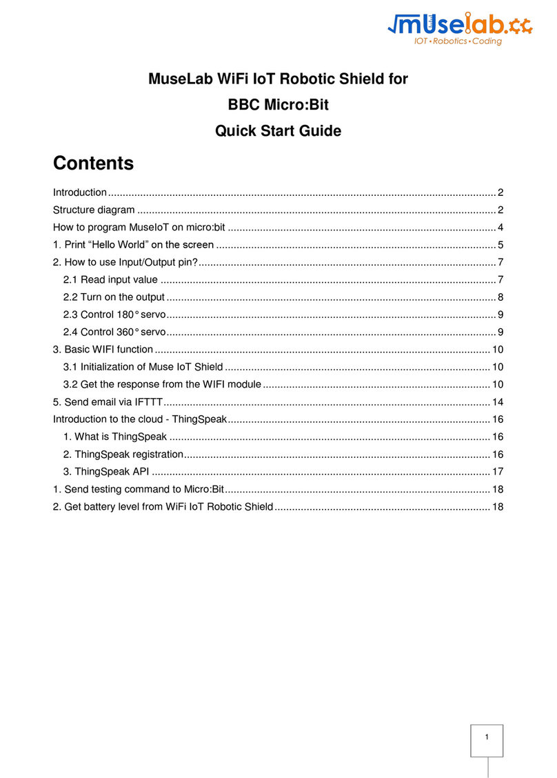MuseLab WiFi IoT Robotic Shield quick start guide