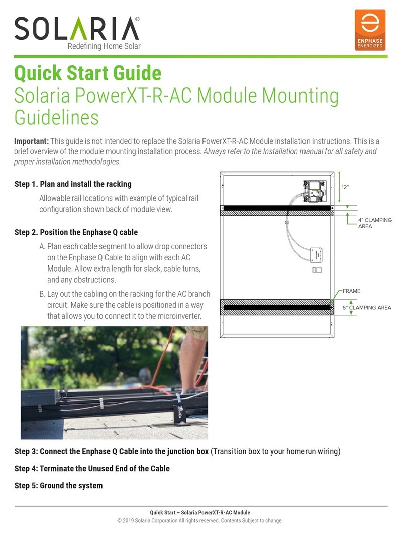 Solaria PowerXT-R-AC Instruction Manual