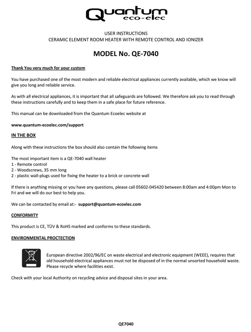 Quantum Ecoelec QE-7040 User manual