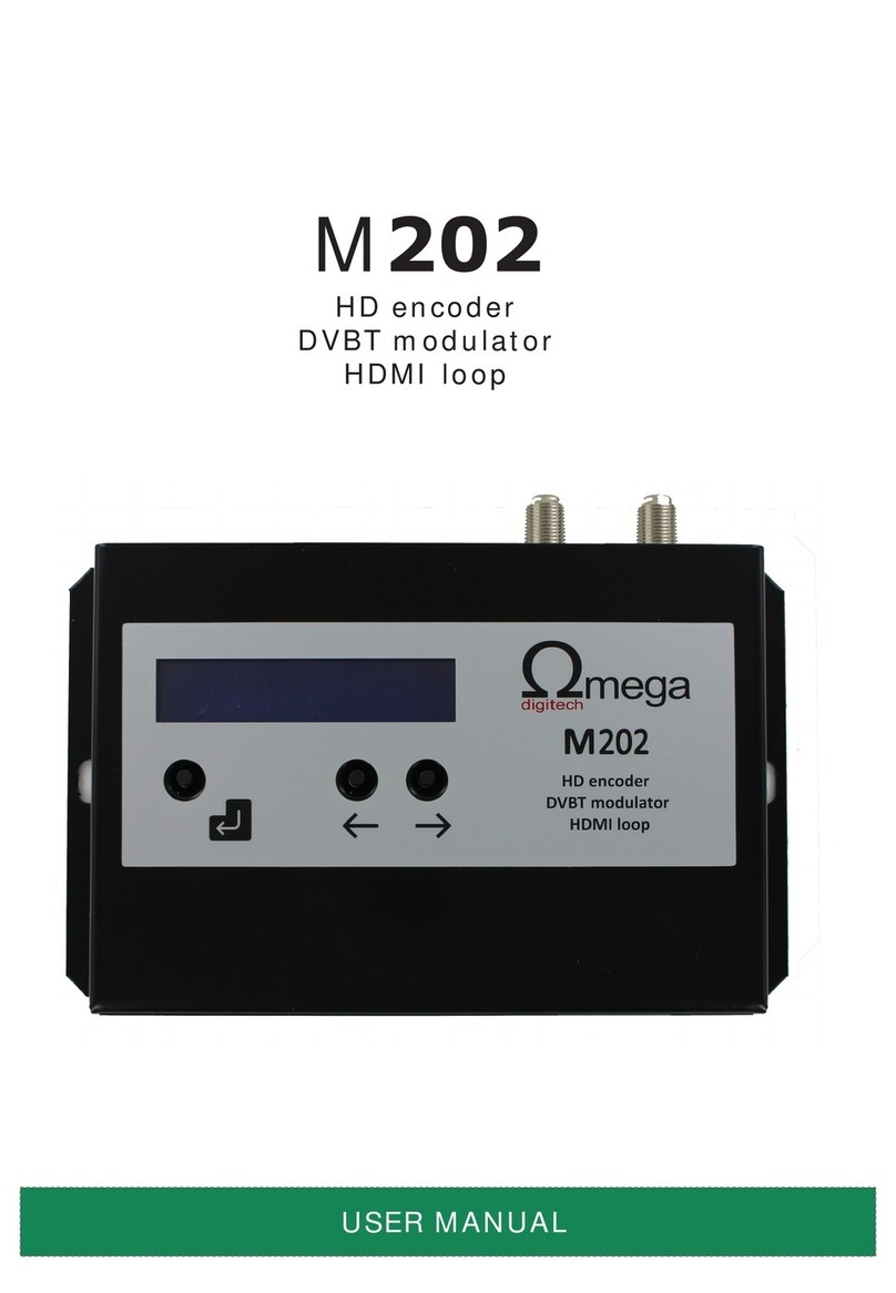 Omega Digitech M202 user manual