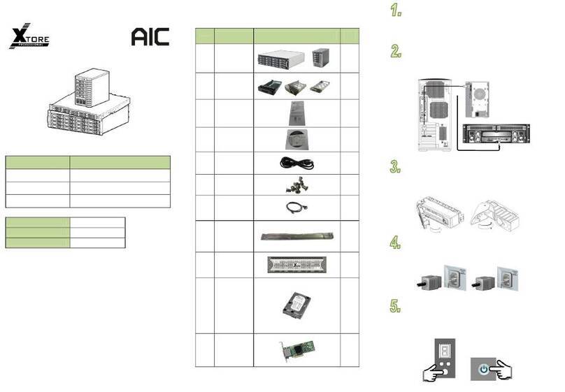 AIC StudioRAID e Series quick start guide AIC StudioRAID e Series quick start guide