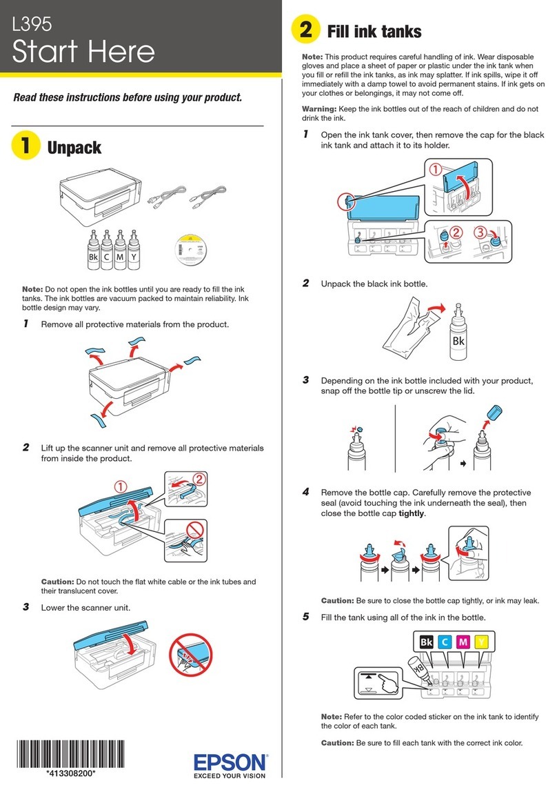 Epson L395 Instruction Manual