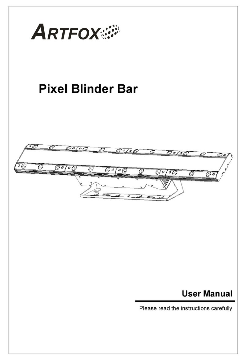 ArtFox Pixel Blinder Bar user manual