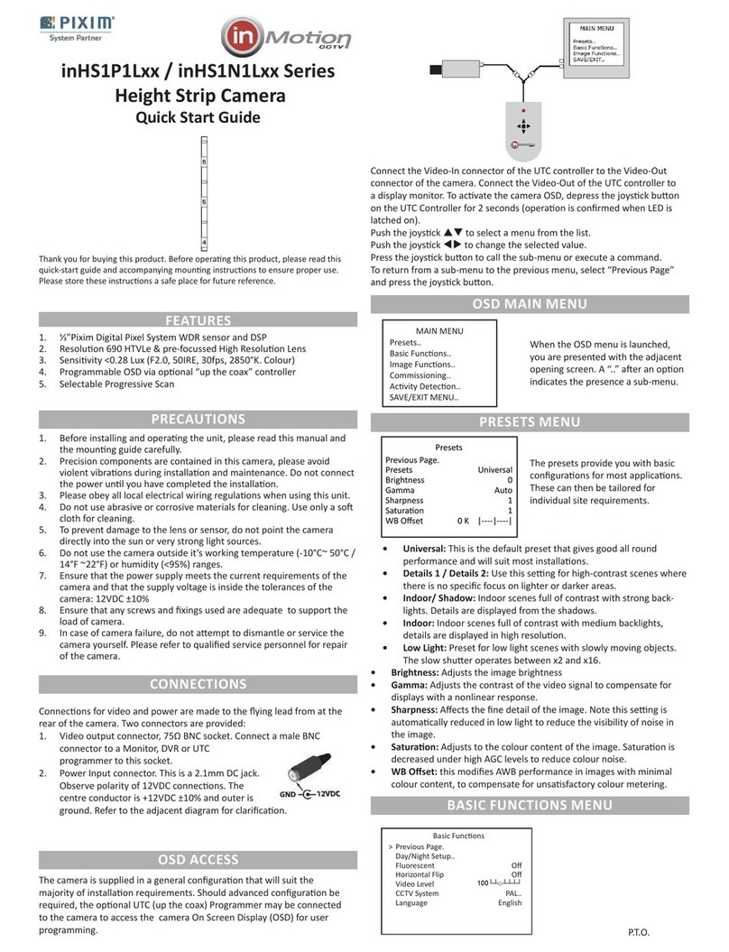 InMotion inHS1P1L Series quick start guide