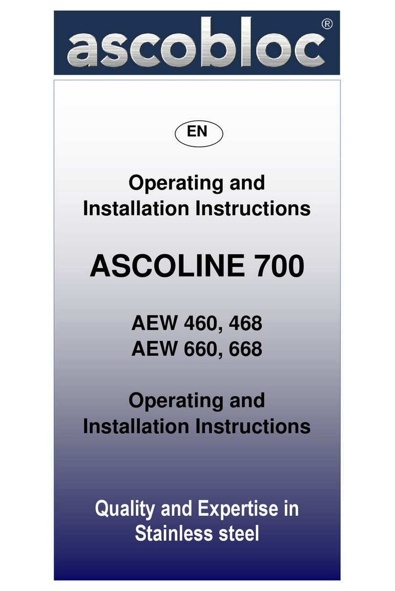 ascobloc ASCOLINE 700 Operating and installation instructions ascobloc ASCOLINE 700 Operating and installation instructions