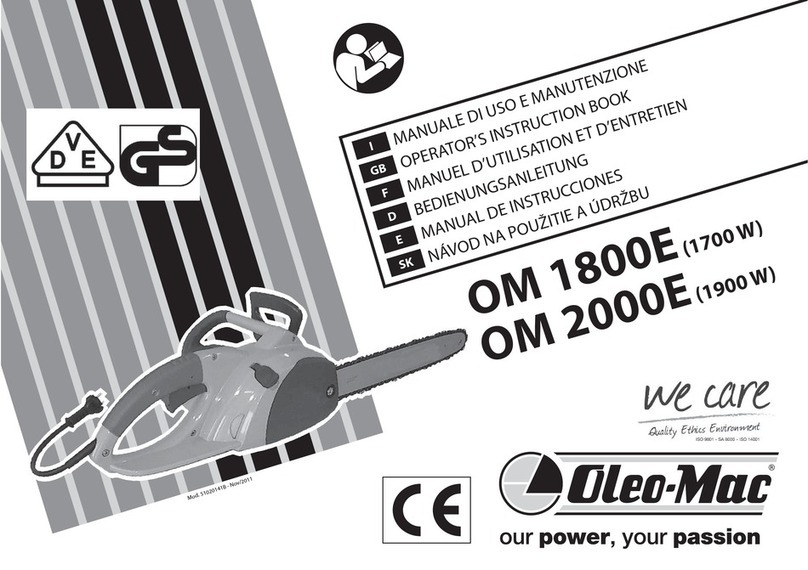 Oleo-Mac OM 2000E Manual Oleo-Mac OM 2000E Manual