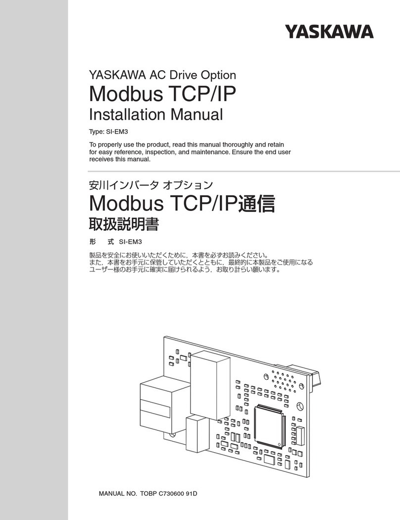 YASKAWA SI-EM3 User manual