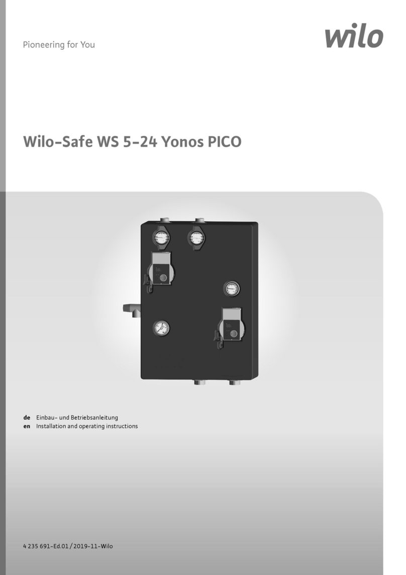 Wilo Wilo-Safe WS 5-24 Yonos PICO User manual