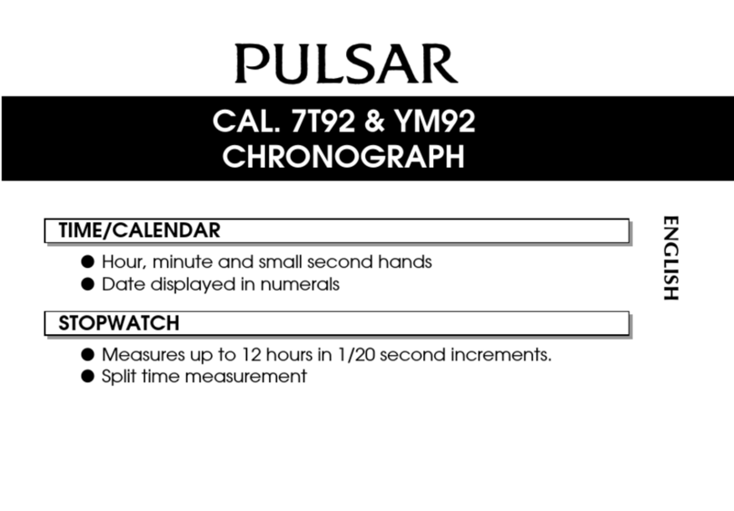 Pulsar 7T92 User manual