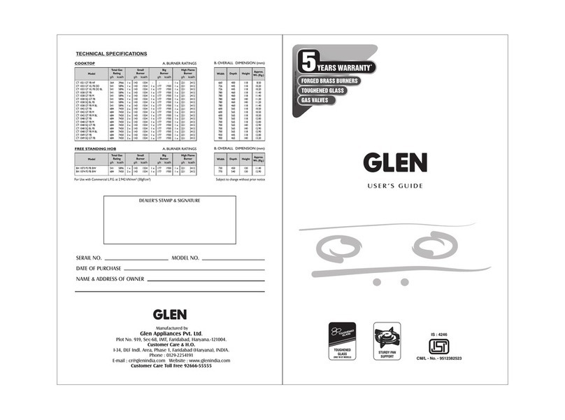 Glen CT 1021 GT FB HF user guide