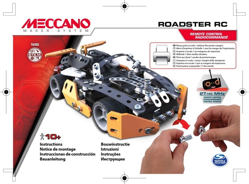 Meccano ROADSTER RC instructions