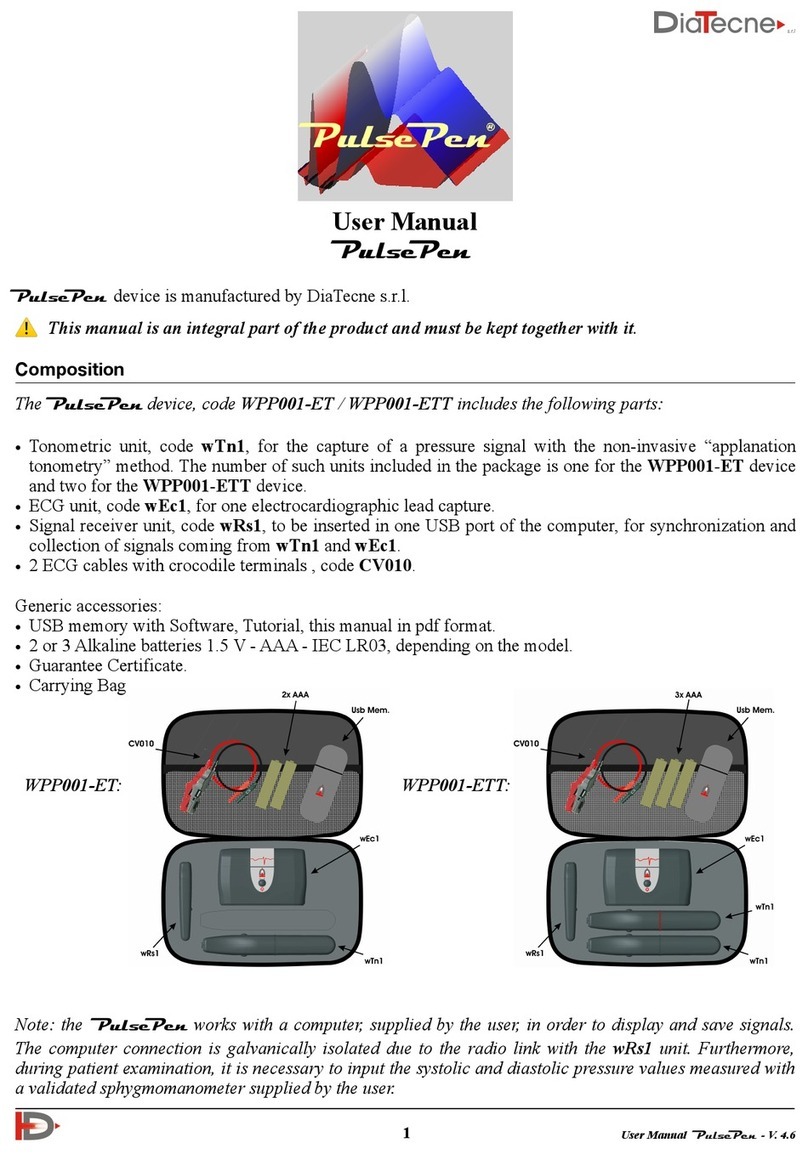 DiaTecne PulsePen WPP001-ET user manual
