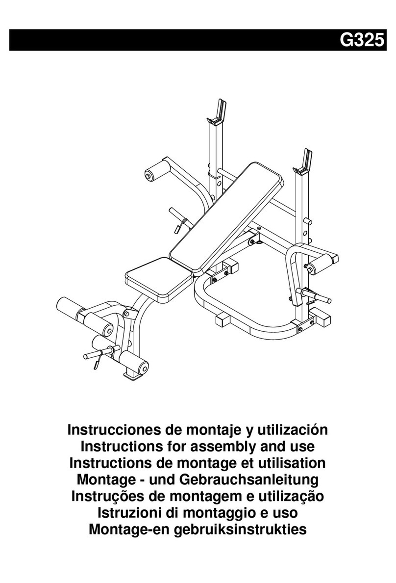 BH FITNESS G325 Instructions for assembly and use BH FITNESS G325 Instructions for assembly and use