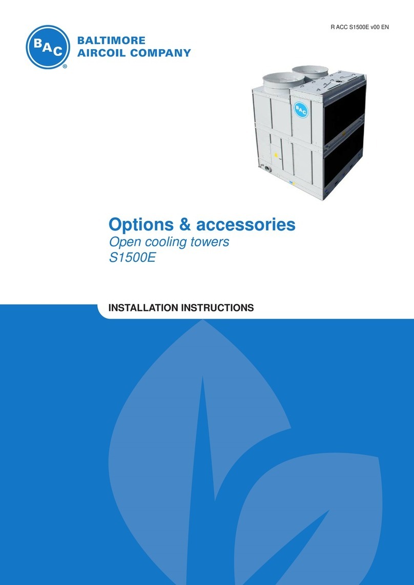 Baltimore Aircoil Company S1500E User manual