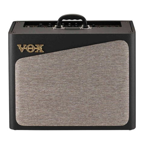 VOX Amplification AV30 User manual