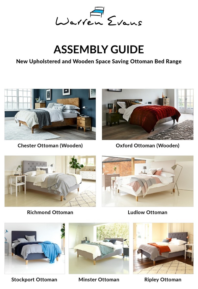 Warren Evans Chester Ottoman Assembly guide