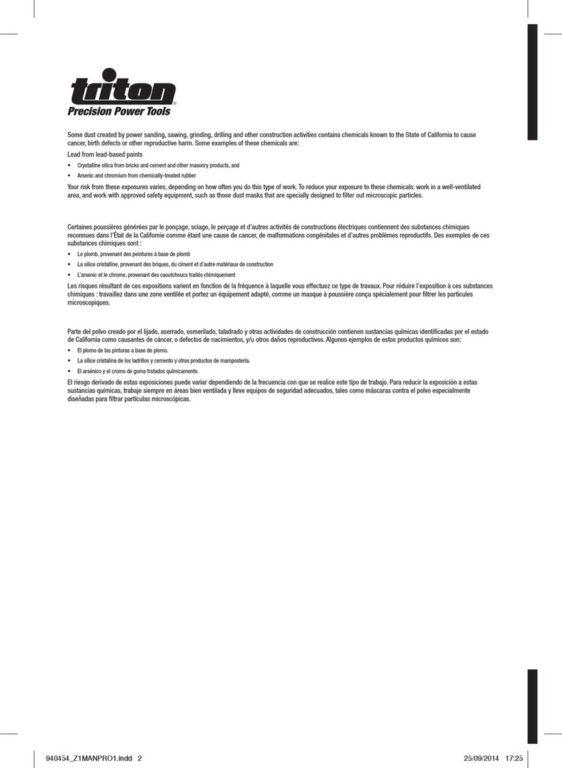 Triton T20CH Operating and safety instructions