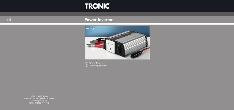 Tronic KH 3905 operating instructions
