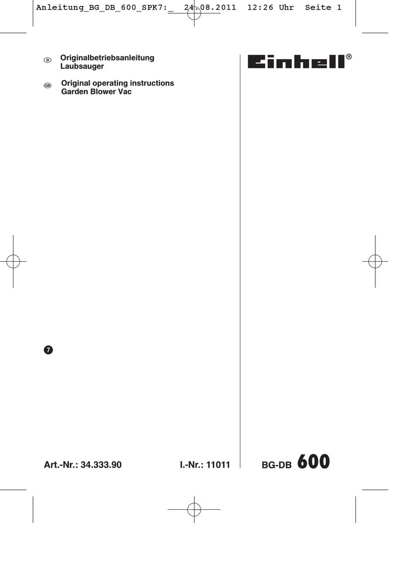 EINHELL BG-DB  600 operating instructions
