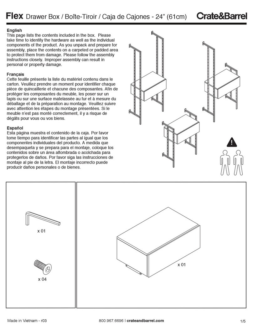 Crate&Barrel Flex Series User manual