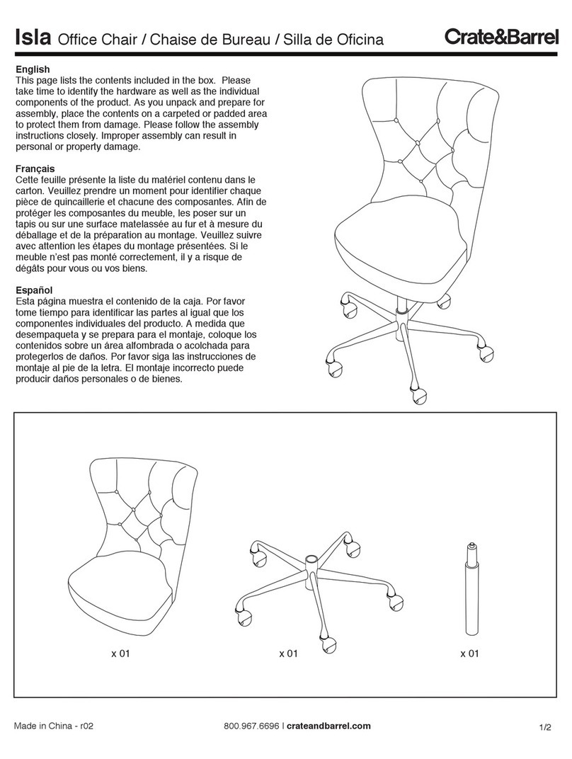 Crate&Barrel Isla User manual