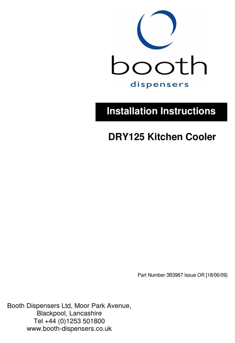 Booth DRY125 installation instructions