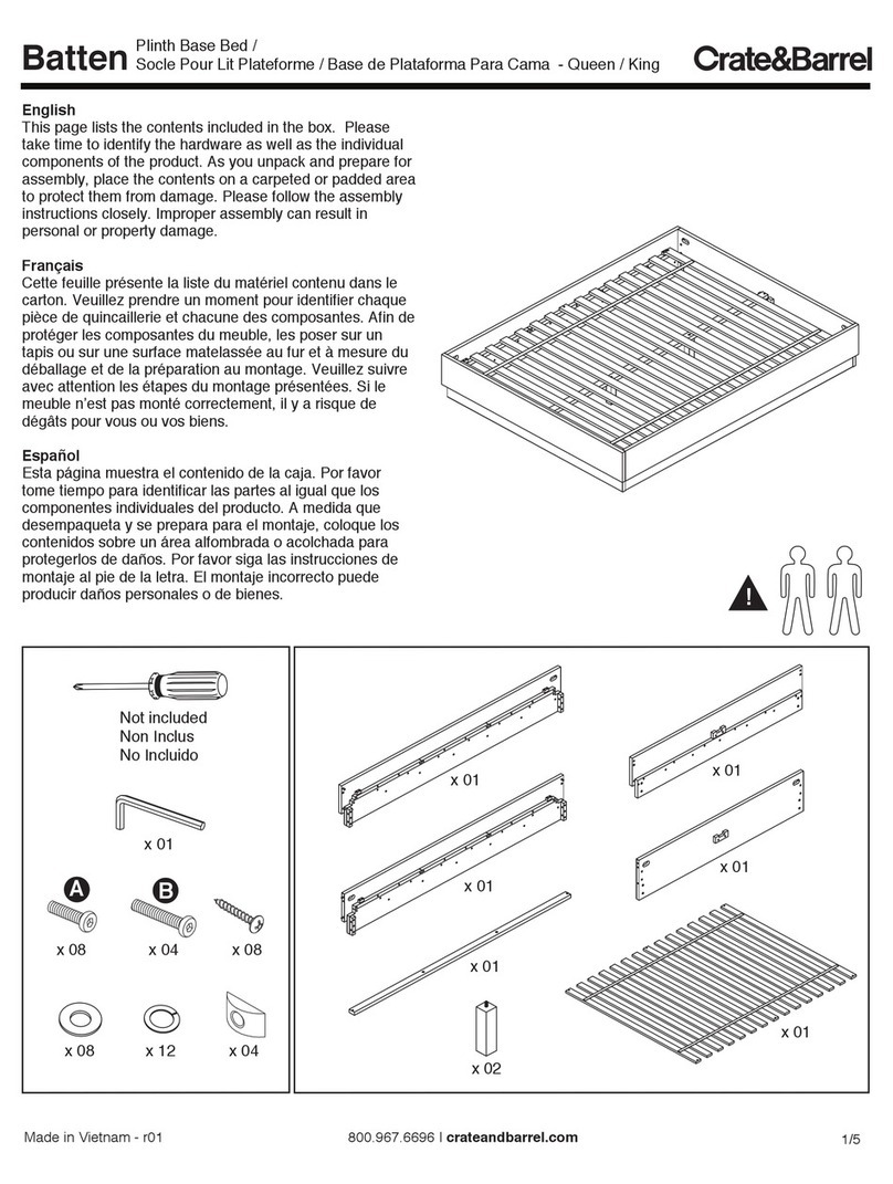 Crate&Barrel Batten Series User manual