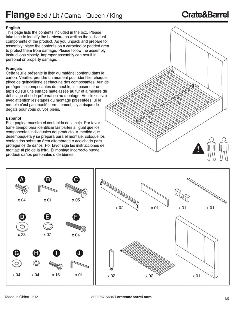 Crate&Barrel Flange Series User manual